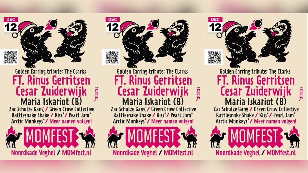 Momfest 2026, a rockfest before christmas in Veghel